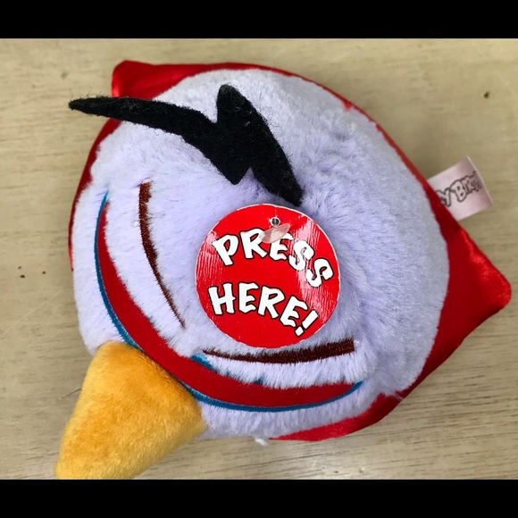 Angry Birds Space Plush Lazer Purple Bird Toy Stuffed Animal No Sound Rovio - Picture 7 of 8